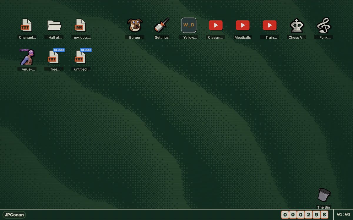 I made my personal website into a funky OS