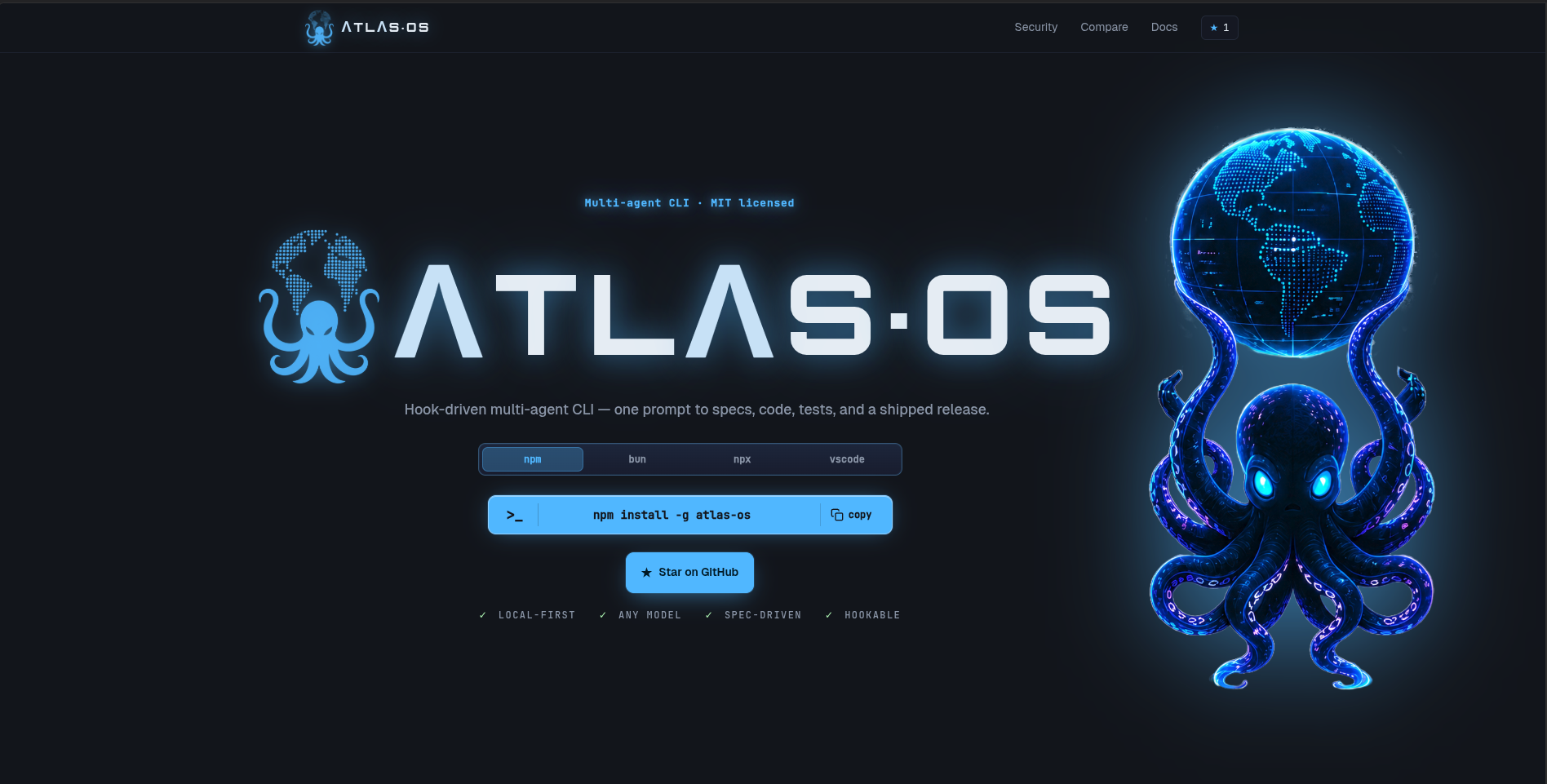 Atlas OS CLI