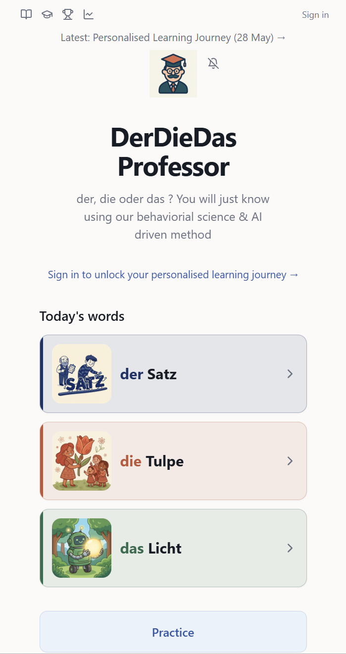 DerDieDas Professor