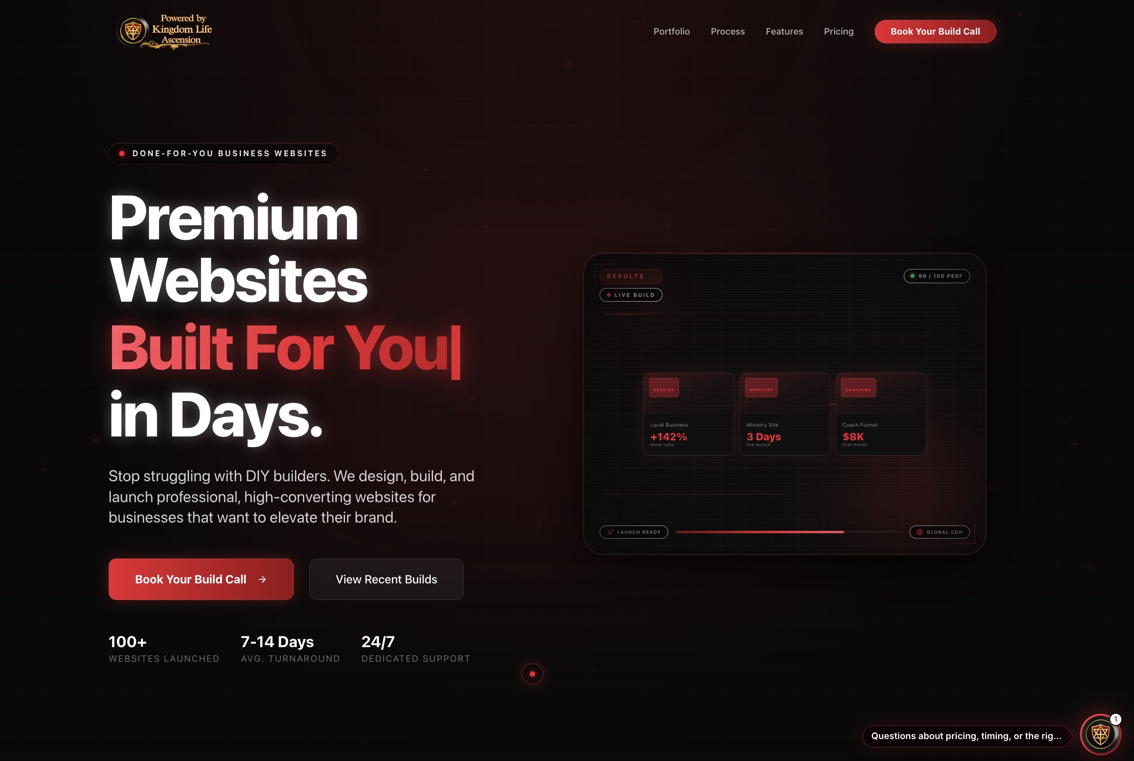 Kingdom Life Premium Website System