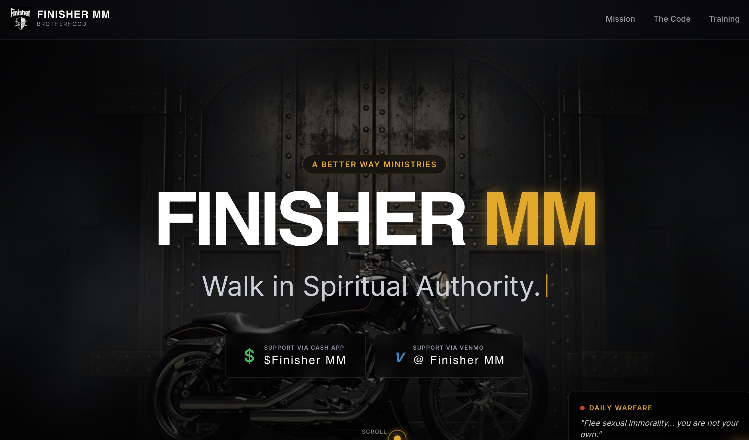 Finisher MM Brotherhood Website