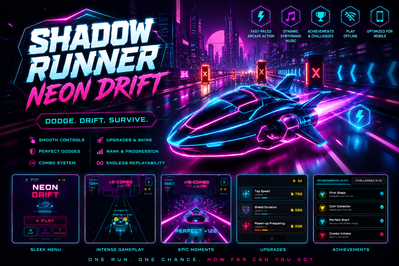 Shadow Runner: Neon Drift