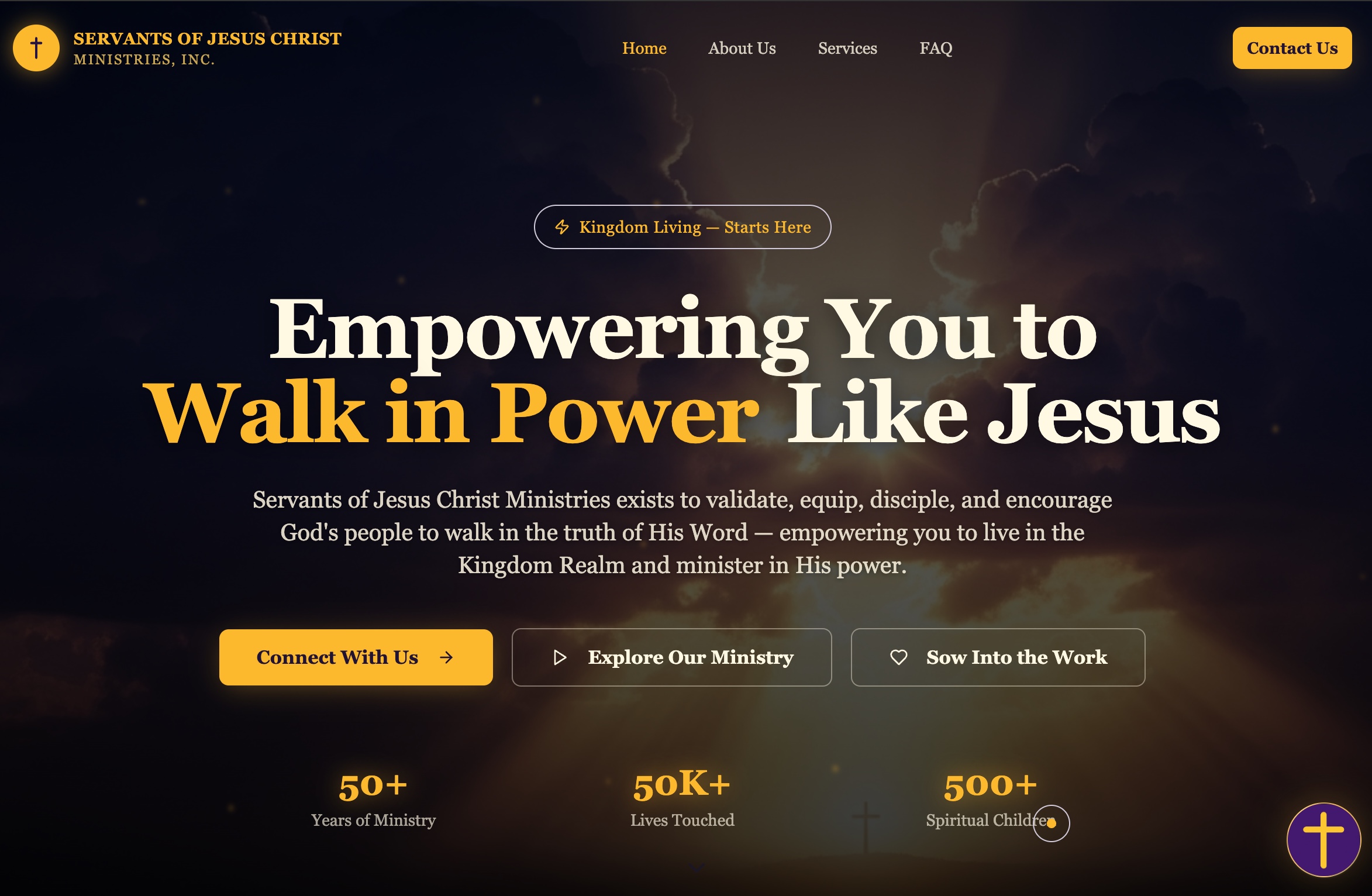 Servants of Jesus Christ Ministries Website